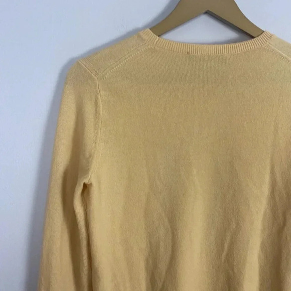 Everlane Yellow 100% Cashmere Crew Neck Sweater - Picture 10 of 12